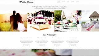 Wedding Planner Website Template by WT - 53242