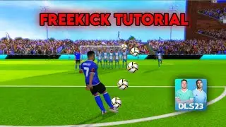 DLS23 Freekick Tutorial - How to score a Knuckleball in DLS23