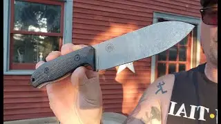 Off-Grid Ridgeback flat grind knife review