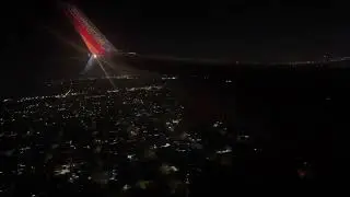 Beautiful IRL Night Landing Approach Into Tampa #Trip Report