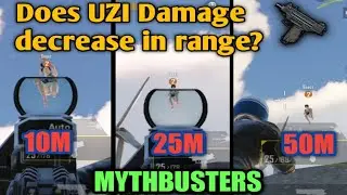 Does UZI Damage Decrease in Range? | Pubg Mobile Mythbusters and Tricks | #shorts