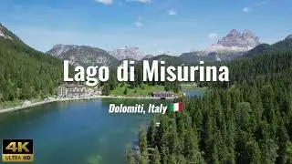 Lago di Misurina/Lake Misurina - Italy (4K drone footage)
