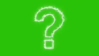 Free Green Screen Question Mark Footage | Royalty Free |  Question Mark Effect | ? mark footage