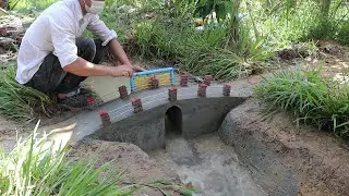 Mini Dam construction | A Small Dam With One  Blow Down Gates | Building Store