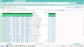 How to Make All Columns the Same Width in Google Sheets