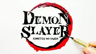 How to Draw the Demon Slayer Logo