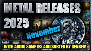 New Metal Albums November 2025 - Preview of Upcoming Metal releases November 2025! 