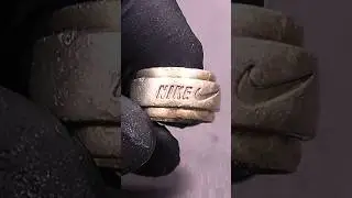 Серебряное уже винтажное кольцо NIKE 925 проба .