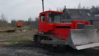 Первый раз за рычагами ДТ 75 Б