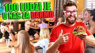 Zaprosiliśmy ponad 100 osób na darmową degustację w naszej burgerowni! OTWIERAMY KUCHNIĘ!