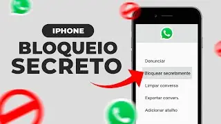 Como BLOQUEAR uma PESSOA NO WHATSAPP SEM ELA SABER pelo iPhone em 2024!