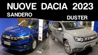 DACIA 2023 Nuova Sandero e Nuova Dacia Duster 1.5 2023 Vediamole da Vicino