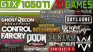GTX 1050 Ti 4GB Test in 20 Best Games