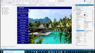 C# Travel and tourism Project Design in Windows Forms