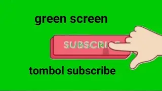 Download green screen tombol subscribe gratis