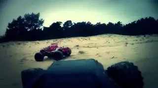 Traxxas E Maxx, E Revo and Grave Digger