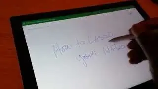 How to Lasso in OneNote on Surface Pro (Ink, Pen)