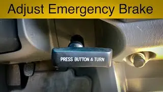 How to Adjust the Emergency Parking Brake on a Toyota Tacoma 2005