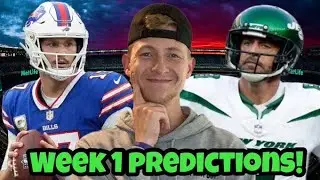 My Week 1 NFL Predictions