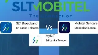 My SLT Vs SLT Broadband Vs Mobitel Selfcare#Tech Tech#Sinhala#