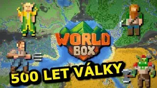 500 let ve válce - Souboj čtyř ras 02 - WorldBox - God Simulator CZ