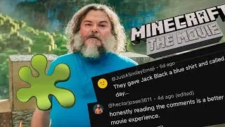 EVERYONES Reaction to the MINECRAFT MOVIE Trailer..THESE COMMENTS ARE DISRESPECTFUL
