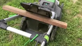 EGO Mower - Rear Discharge Hack