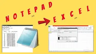 Notepad to Excel | How to Convert/Move from Notepad to Excel