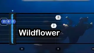 Billie Eilish - WILDFLOWER (EASY SLOW Guitar Tabs & chords Tutorial)