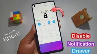 How to Disable Notification Drawer on Lock Screen | Disable Drop Down Menu on Lock Screen