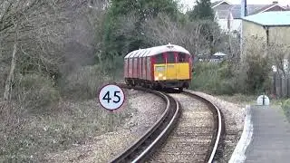 Isle Of Wight island line Final day of running the 1938 Stock