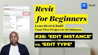 Revit Tutorial for Beginners: Part 26: Difference between Type and Instance Parameter