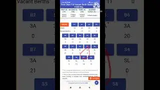 #how to Check vacancy seats  in running trains #Irctc #app  #trending #new