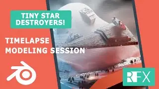 Making a Star Wars Snow Scene from Scratch! - Blender 2.81