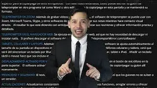 Software Gratuito de Teleprompter en Español - Desplazamiento Activado Por Voz