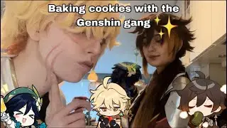Baking with the idiot trio (Venti carried) | Genshin impact Cosplay