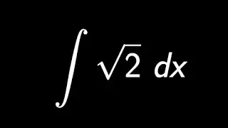 Example: Find the antiderivative of the given function | Evaluate the integral | Constant
