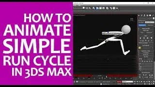 How to Animate Run cycle - Biped Tutorial Autodesk 3ds Max