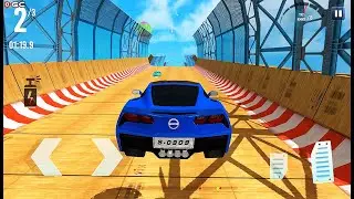 Mega Ramp Race Extreme Car Racing New Games 2020 - Impossible Stunts Driver - Android GamePlay