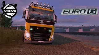 Euro Truck Simulator 2. 1.48.  Стрим.  TRASKO. рейс в Казахстан через Урал. Покоряем Уральские горы.