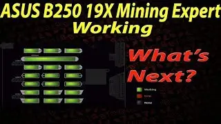 Live VLOG #63 - ASUS B250 Mining Expert + AMD RX Mining Cards & Nvidia P106 Mining Card Mix