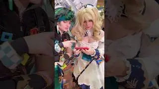 БАРБАРА В НАТЛАНЕ | мой тгк: Гостик 💙 #cosplay #hoyocreators #genshinimpact #natlan #blazetonatlan