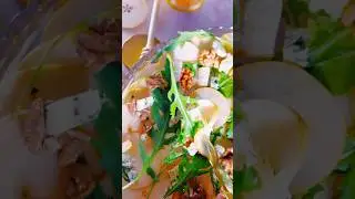 Готовим вкусно! Карпаччо из груши, сыра и орешков #рецепты
