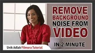 Remove Background Noise from Video-Wondershare Filmora Tutorial