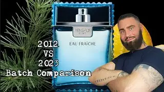 Versace Man Eau Fraiche | 2012 VS 2023 Batch Comparison