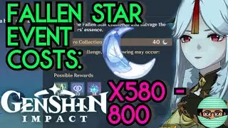 Fallen Star Event is SOO Worth it!!! BUT - Wait until AR40+ To Get Max Rewards Genshin Impact