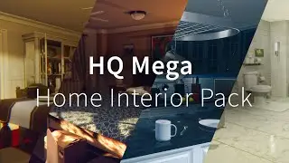 [Unity Package] HQ Mega Home Interior Pack 1.0 - Trailer