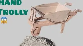 Diy Cardboard hand trolley |Cardboard craft |5G DiyTech