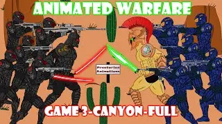 Animated Warfare | Game 3 | Canyon | All Episodes Compilation
