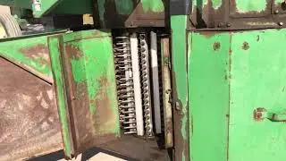 JD 9965 4 Row Cotton Picker Spindle Operation